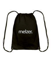 Melzer Letter Cotton Drawstring Backpack