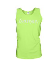 Zerunyan Letter Cotton Tank