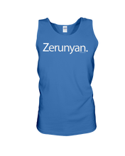 Zerunyan Letter Cotton Tank