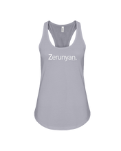 Zerunyan Letter Racerback Tank