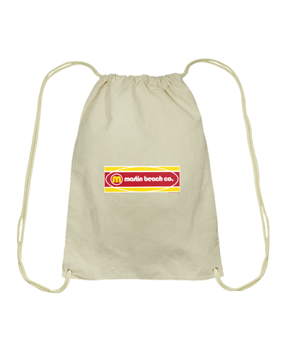 Martin Beach Co SC Cotton Drawstring Backpack
