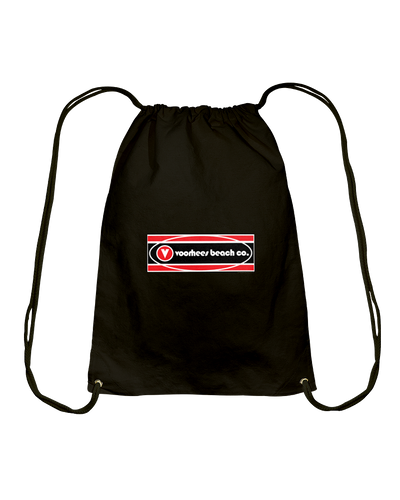 Voorhees Beach Co RB Cotton Drawstring Backpack