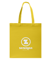 Zerunyan Authentic Circle Vibe Canvas Shopping Tote