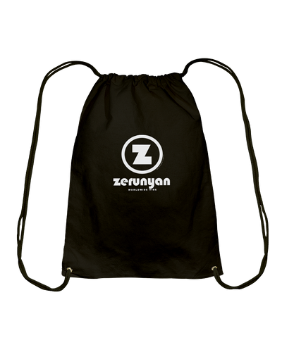 Zerunyan Authentic Circle Vibe Cotton Drawstring Backpack
