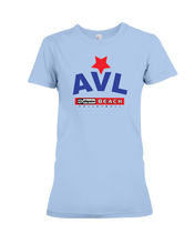 AVL Digster Beach Volleyball Logo Ladies Tee
