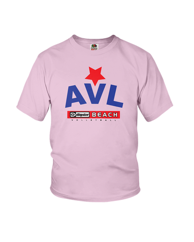 AVL Digster Beach Volleyball Logo Youth Tee