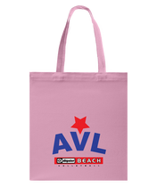 AVL Digster Beach Volleyball Logo Canvas Shopping Tote