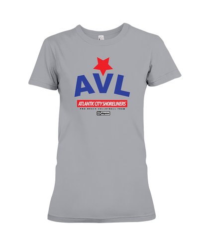 AVL Digster Atlantic City Shoreliners Ladies Tee