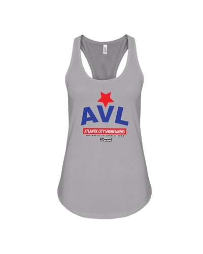 AVL Digster Atlantic City Shoreliners Flowy Racerback Tank