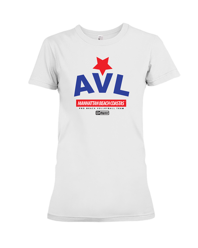 AVL Digster Manhattan Beach Coastas Ladies Tee