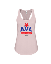 AVL Digster Miami Beaches Flowy Racerback Tank