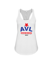 AVL Digster Miami Beaches Flowy Racerback Tank