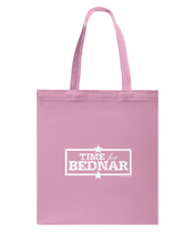 Time For Bednar Canvas Shopping Tote