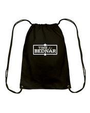 Time For Bednar Cotton Drawstring Backpack