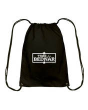 Time For Bednar Cotton Drawstring Backpack