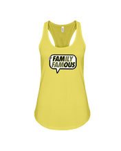 Family Famous Brand Logo Racerback Tank