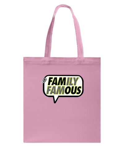 Family Famous Brand Logo Canvas Shopping Tote