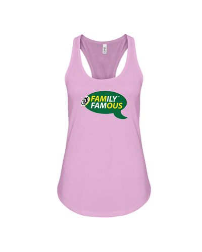 Family Famous Brand Logo Racerback Tank