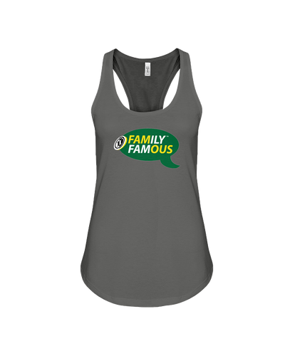 Family Famous Brand Logo Flowy Racerback Tank