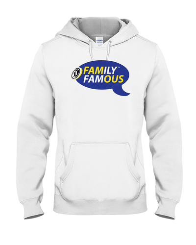 Family Famous Brand Logo Blue Gold Hoodie