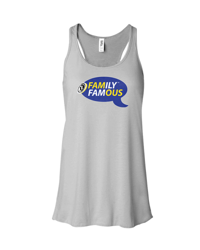 Family Famous Brand Logo Blue Gold Contoured Tank