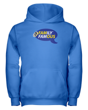 Family Famous Brand Logo Blue Gold Youth Hoodie