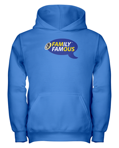 Family Famous Brand Logo Blue Gold Youth Hoodie
