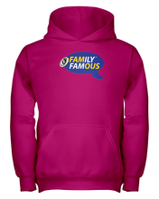 Family Famous Brand Logo Blue Gold Youth Hoodie