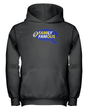 Family Famous Brand Logo Blue Gold Youth Hoodie