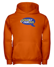 Family Famous Brand Logo Blue Gold Youth Hoodie