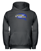 Family Famous Brand Logo Blue Gold Youth Hoodie