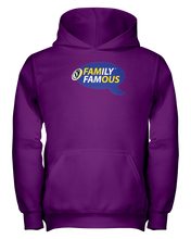 Family Famous Brand Logo Blue Gold Youth Hoodie