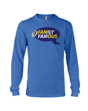 Family Famous Brand Logo Purple Gold Long Sleeve Tee