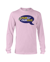 Family Famous Brand Logo Purple Gold Long Sleeve Tee
