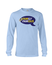 Family Famous Brand Logo Purple Gold Long Sleeve Tee