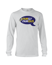 Family Famous Brand Logo Purple Gold Long Sleeve Tee