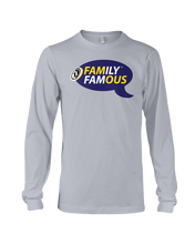 Family Famous Brand Logo Purple Gold Long Sleeve Tee