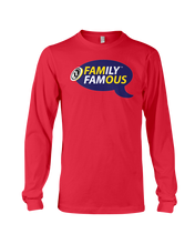Family Famous Brand Logo Purple Gold Long Sleeve Tee