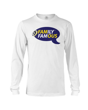 Family Famous Brand Logo Purple Gold Long Sleeve Tee