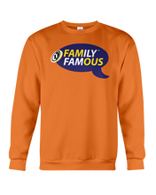 Family Famous Brand Logo Purple Gold Sweatshirt