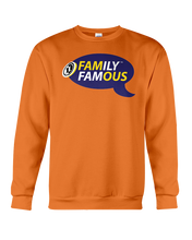 Family Famous Brand Logo Purple Gold Sweatshirt