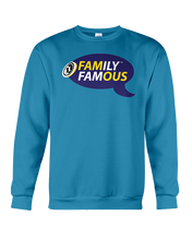 Family Famous Brand Logo Purple Gold Sweatshirt