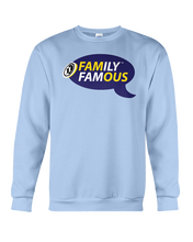 Family Famous Brand Logo Purple Gold Sweatshirt