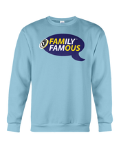 Family Famous Brand Logo Purple Gold Sweatshirt