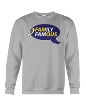Family Famous Brand Logo Purple Gold Sweatshirt