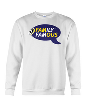 Family Famous Brand Logo Purple Gold Sweatshirt