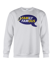 Family Famous Brand Logo Purple Gold Sweatshirt