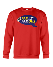 Family Famous Brand Logo Purple Gold Sweatshirt