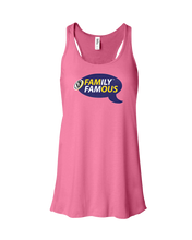 Family Famous Brand Logo Purple Gold Contoured Tank