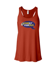 Family Famous Brand Logo Purple Gold Contoured Tank